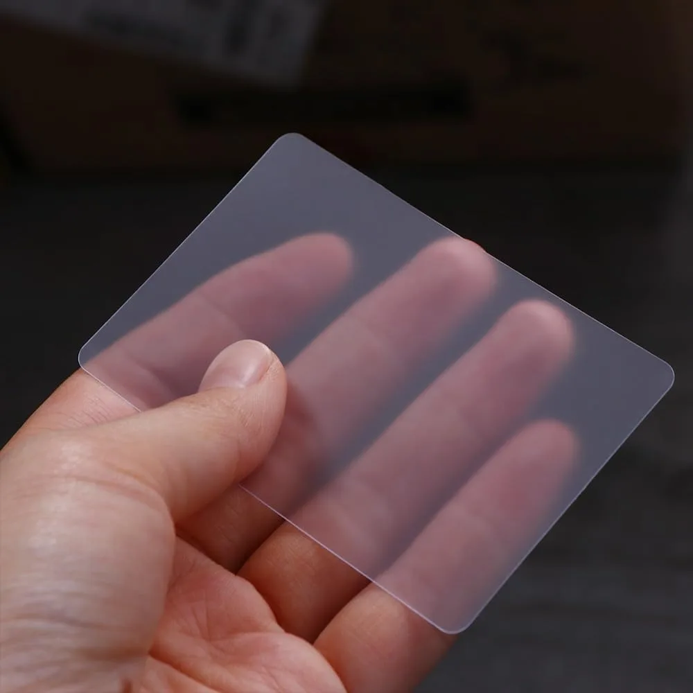 Abridor de pantalla de teléfono con tarjeta de plástico, herramienta de extracción de palanca Flexible ultrafina, herramientas de reparación transparentes para pantalla LCD de tableta móvil, 1-50 Uds. - imagen 5