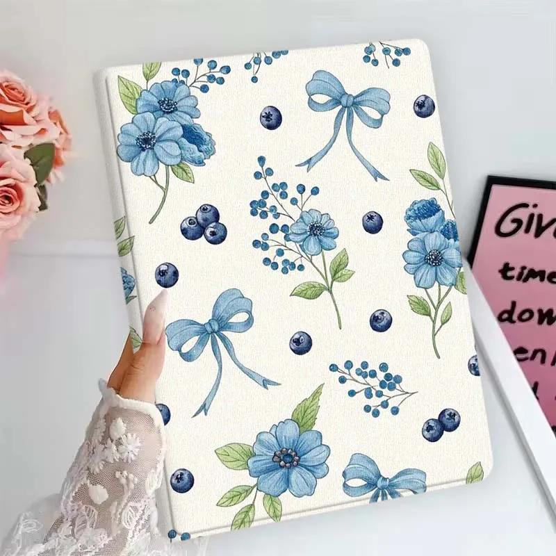 Mariposas rosas artísticas para Samsung Galaxy Tab S11 S10 S9 S8 S7 S6 A10.1 A9 A8 A7 10,1 Lite FE Plus pulgadas funda para tableta - imagen 2