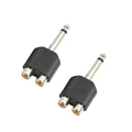 Mono 6.5 2RCA 2PCS