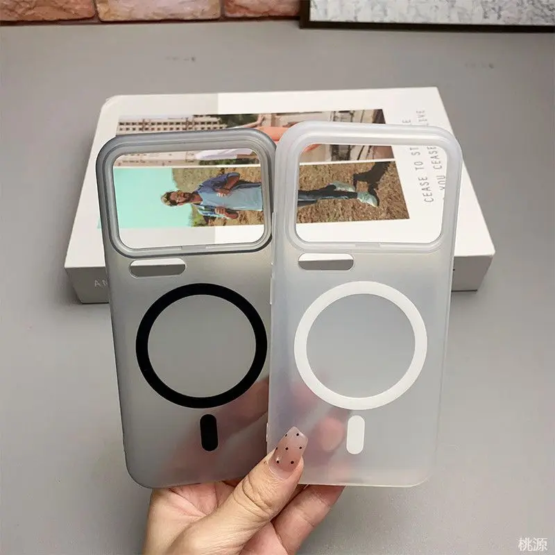 Para Xiaomi Mi 17 Pro Max funda suave TPU MagSafe funda protectora trasera de carga inalámbrica para Xiaomi Mi 17 15 14 Pro 15Ultra Shell - imagen 2