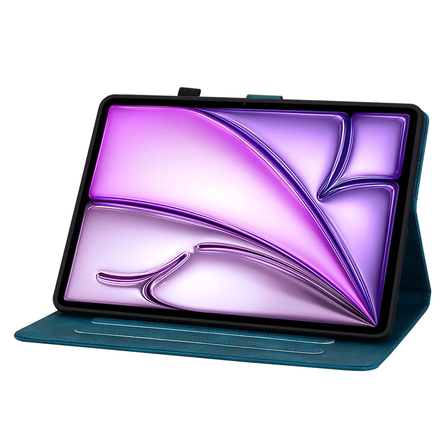 Funda de cuero PU de lujo Universal para iPad Air 13 2025 2024 Pro 12,9 2018-2022 3.a 4a 5a 6a generación funda con soporte ajustable - imagen 3