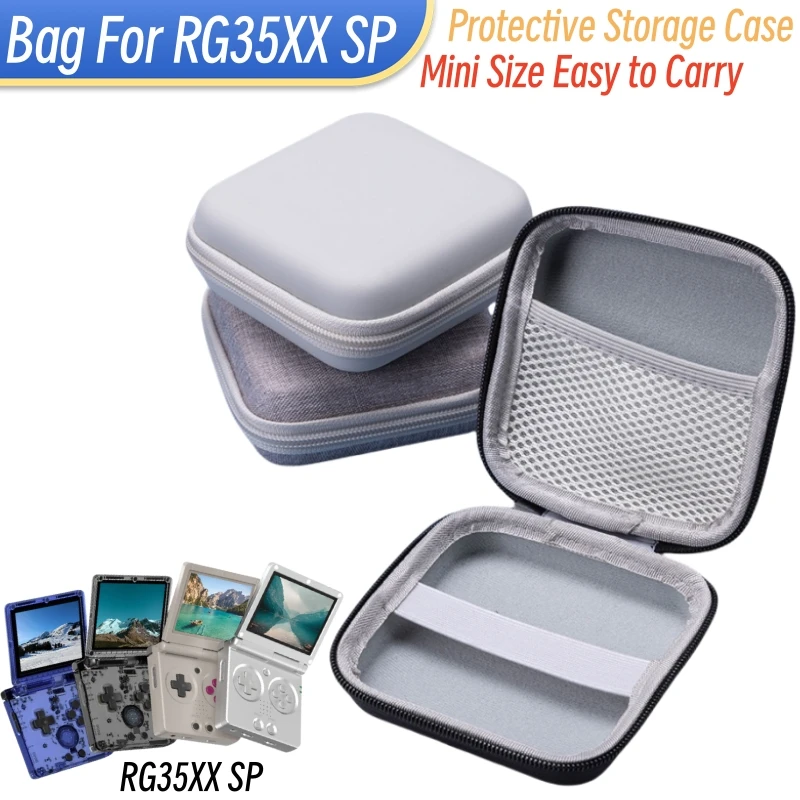 Bolsa de almacenamiento protectora más nueva para consola de juegos RG35XX SP, funda protectora 35XX SP, bolso de viaje con malla y correa