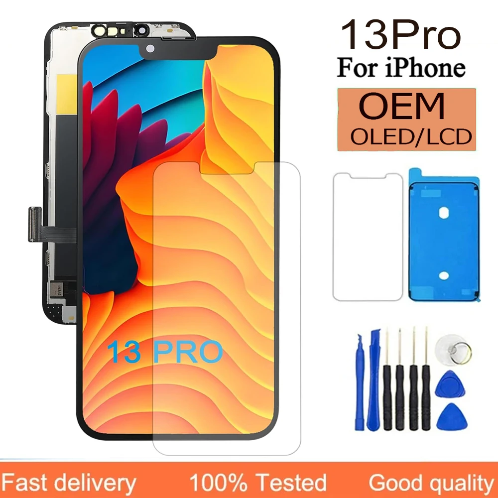 Pantalla incell para IPhone 13 Pro LCD montaje de digitalizador táctil con táctil 3D para IPhone 13 Pro reemplazo de Pantalla LCD