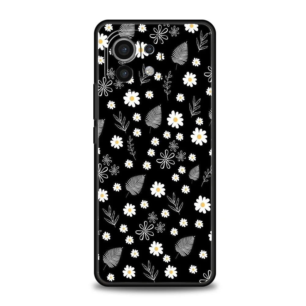 Funda de teléfono para Xiaomi 15 14 13 12 Lite 14T 13T 12T Pro Poco X7 X6 X5 X4 X3 NFC F7 Ultra F6 Pro funda suave flor elegante - imagen 3