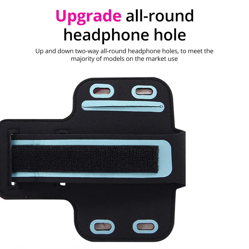 Funda con brazalete para deportes al aire libre, soporte para teléfono, nueva funda Universal para gimnasio, correr, Smartphone, funda con brazalete para iPhone, Samsung, Xiaomi, Huawei - imagen 3