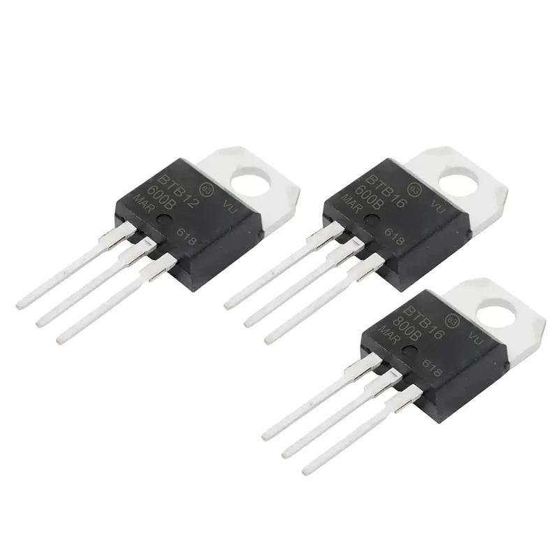 10PCS BTB12-600B BTB16-600B BTB16-800B TO-220 Triac Chip BTB12-600 BTB16-600 BTB16-800 - imagen 5