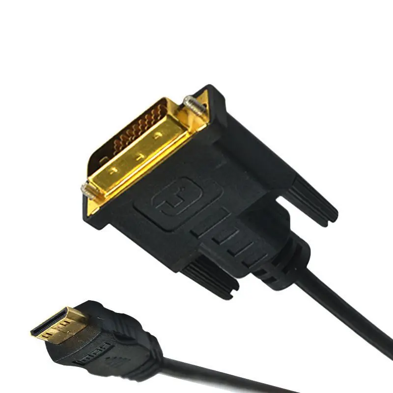 Mini HDMI Compatible con DVI 24+1 Conexión pública Mini HDMI Compatible con DVI Cable de conexión de alta definición 0,3 metros - imagen 3