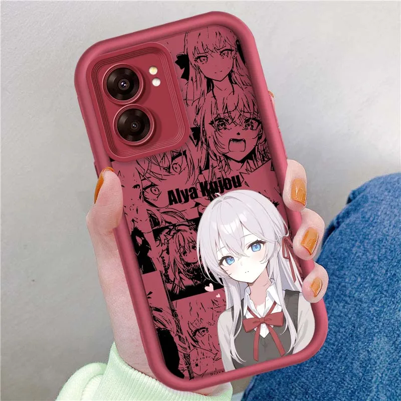 Funda de Anime Alya Kujou para OPPO A96 A58 A74 A78 A72 A53 A54S A94 A54 A16 A52 A57 A98 A76 funda de teléfono con escalera ocular - imagen 5