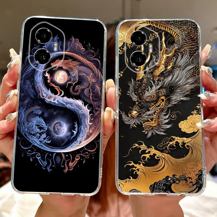 For Honor 300 Case Honor300 Pro AMP-AN00 Cute Cat Lion Painted Cover Soft Slim Phone Case For Honor 300 Pro Honor300 Ultra Shell - imagen 5