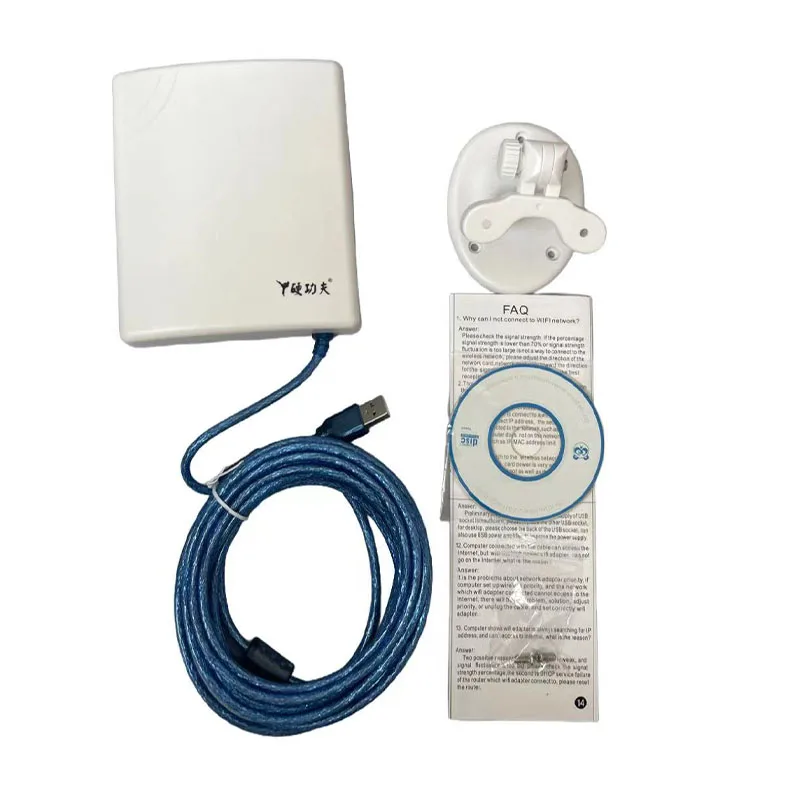 Ralink-Adaptador USB inalámbrico para Kali Linux, dispositivo de alta potencia de 2000mW, RT3070L, de largo alcance, WiFi, con antena de 14dbi, 150Mbps - imagen 3