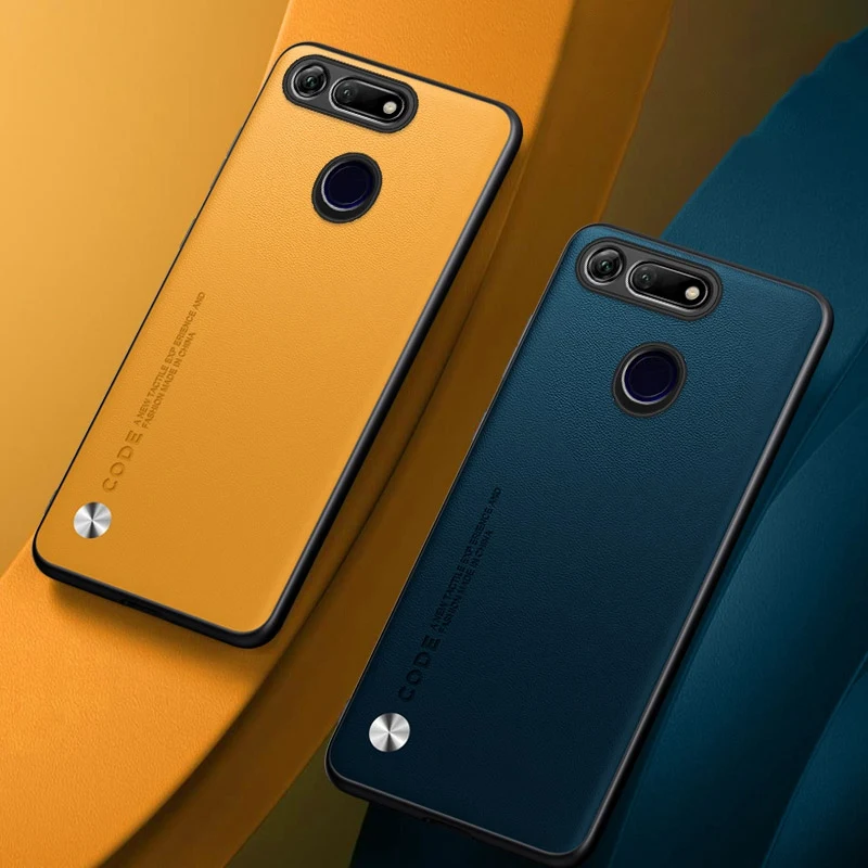 Funda de cuero PU de lujo para Honor View 20, cubierta trasera, protección de silicona mate, funda de teléfono para Honor 20 Pro 20 S, Honor 20 S - imagen 3
