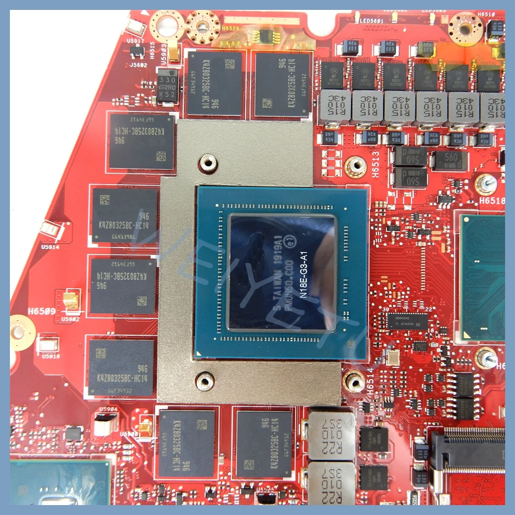 Placa base para ordenador portátil GX701GX para ASUS S17 GX701 GX701GXH GX701GVR GX701GV GX701GXR con i7-8750H CPU RTX2080 GPU 8GB-RAM - imagen 5