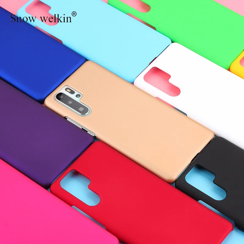 Para Huawei P30 nuevo multicolor de lujo de goma mate funda de plástico duro para Huawei P30 Pro LiteBack fundas de teléfono - imagen 2