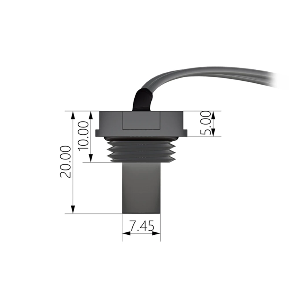 FREEZEMOD-enchufe para termómetro, Sensor de temperatura, parada de agua, enchufes impermeables, interfaz de Terminal DuPont, accesorio para enfriador de agua, DT-CWD - imagen 4