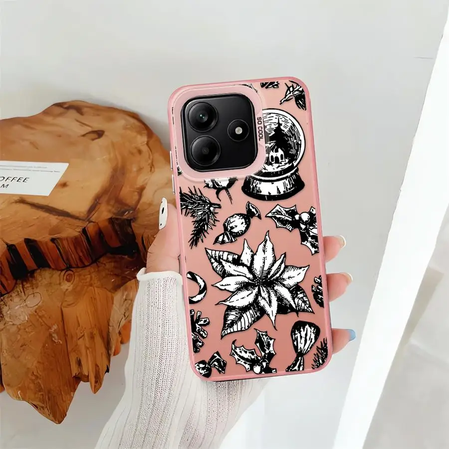 Funda para Xiaomi Redmi Note 9s 14 Pro Plus 11s 13 12 11 12s 10s 10Lite funda trasera para teléfono Feliz Navidad - imagen 5