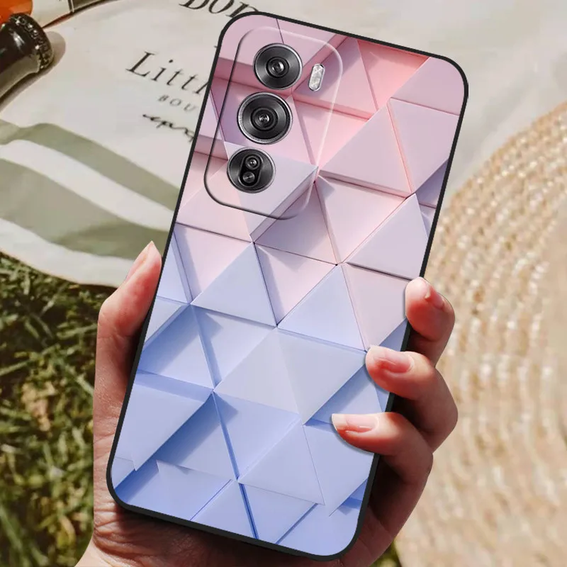 Funda trasera de silicona para OPPO, carcasa suave de parachoques, para Reno 12 Pro, 12 Pro, 2024 - imagen 2