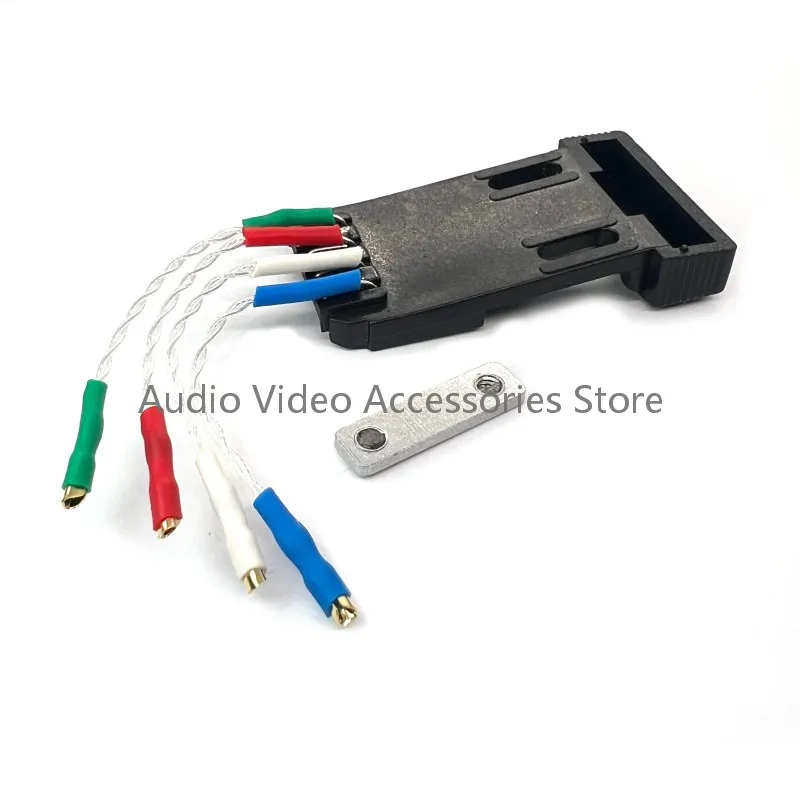 Cartucho para tocadiscos, lápiz óptico, pieza de elevación, alambre de plata pura para TAS-8 Elac Miracord46 PC810 820 830 831 Tonearm