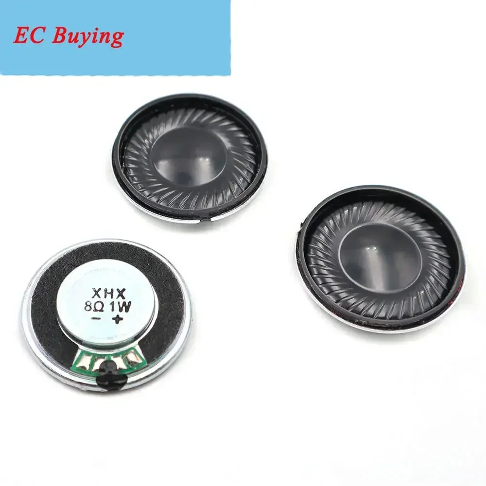 2 uds 28MM 8Ohm 1W caja de hierro altavoz magnético interno ultrafino 28*5,5 MM diámetro 28 MM 8 Ohm 1 vatio altavoz - imagen 5