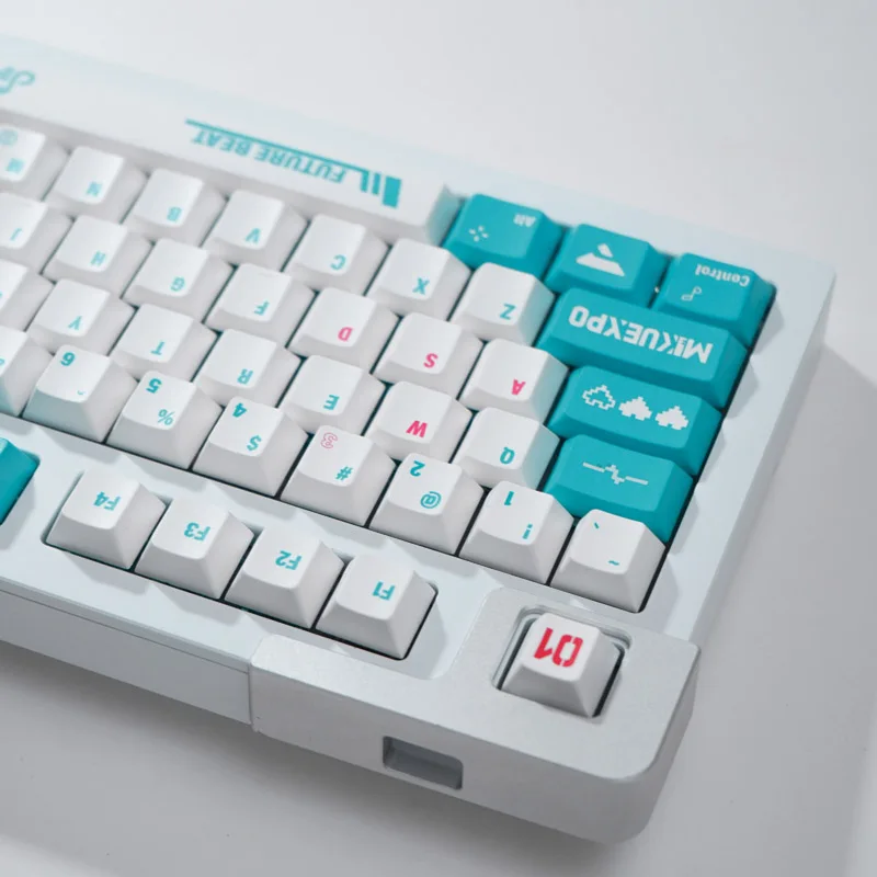 Juego grande de teclas PBT Dye Sub Anime para teclado mecánico GMK Clones, teclas en inglés, perfil Cherry con barra espaciadora 6.25U - imagen 5