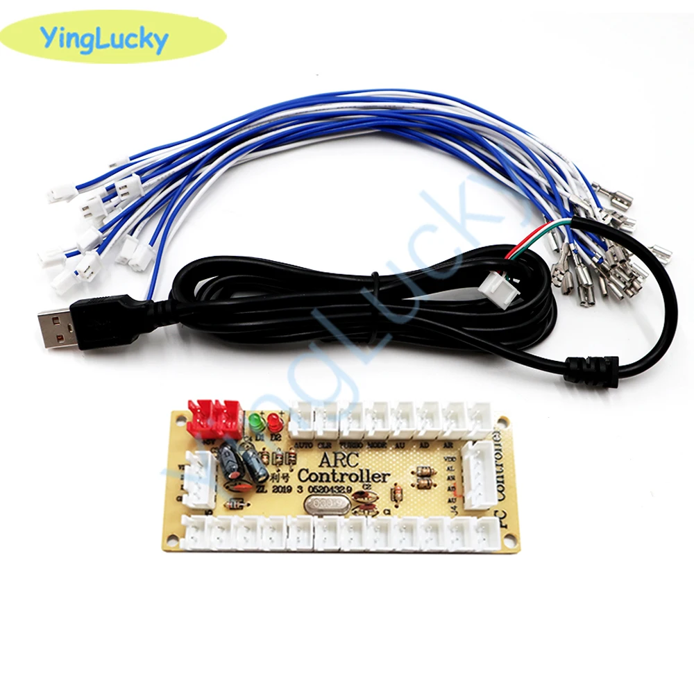 Encoder USB Joystick Arcade DIY – Compatible PC PS3 PS2 Raspberry - imagen 4