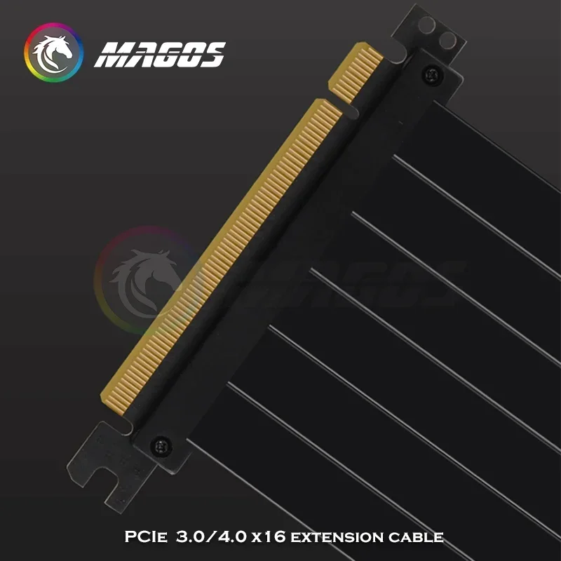 Cable de extensión de tarjeta gráfica, cable elevador PCIE X16, elevador PCI Express de 15/20 cm, extensor blindado, antijam para GPU AXYB, 3,0, 4,0