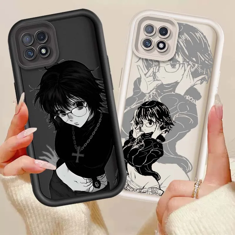 Shizuku Anime para OPPO A96 A58 A74 A78 A72 A53 A54S A94 A54 A16 A52 A57 A98 A76 cubierta de la caja del teléfono de la escalera del ojo