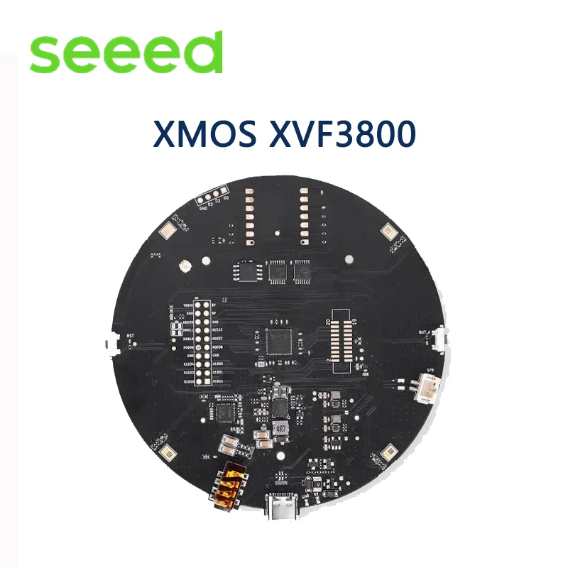 Seeed ReSpeaker Series Mic Array V3.0/USB Mic Array XVF3000 XMOS XVF3800 ESP32S3 AI-powered opcional, matriz de 4 micrófonos para voz clara - imagen 4