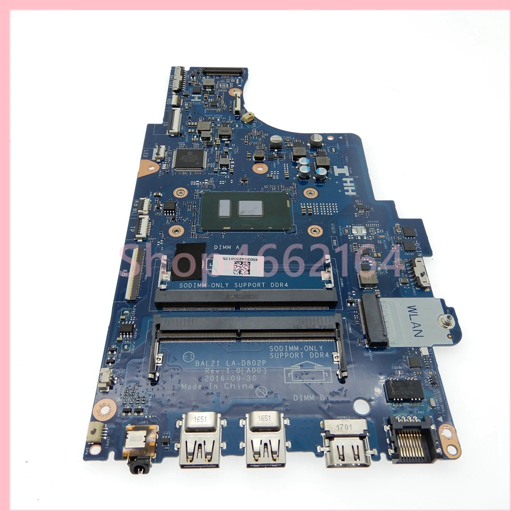 LA-D802P con CPU i5 i7-7th Gen CN-041P46 0DG5G3 Mainbotad para Dell Inspiron 15 5567 17 5767 placa base para ordenador portátil prueba de 100% ok - imagen 5