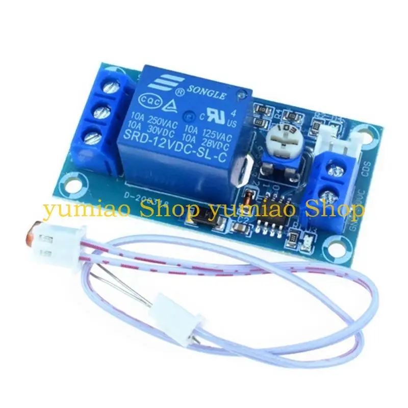 587B 10A Interruptor control luz Fotorresistor Módulo relé detección 5V 12V 24V - imagen 4