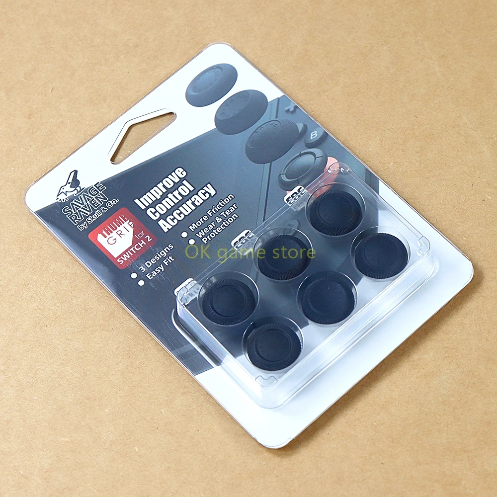 10 juegos para Switch2 6 en 1 tapa de Joystick de calavera para NS2 Switch 2 Joy-Con tapa de Joystick antideslizante pieza de reparación de consola de juegos - imagen 5