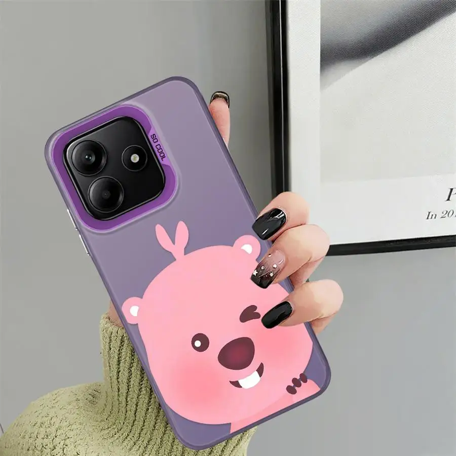 Funda l-loo-pys con dibujos animados para Xiaomi Redmi Note 10Lite 14 Pro Plus 9s 11s 13 12 11 10s 12s, funda trasera para teléfono - imagen 5