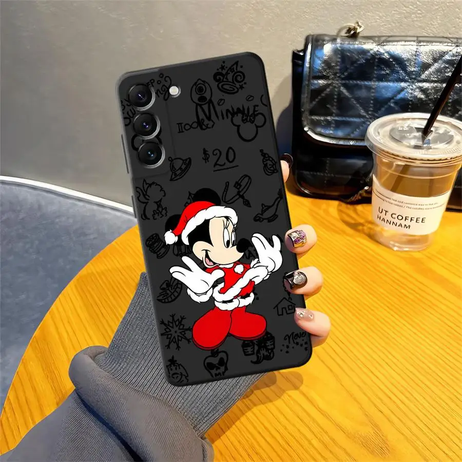Funda para Honor X9a X8 90 200 400 Lite 70 X6 X7 8X Magic5Lite X5b funda de teléfono suave negra dibujos animados lindos Minnie Navidad - imagen 3