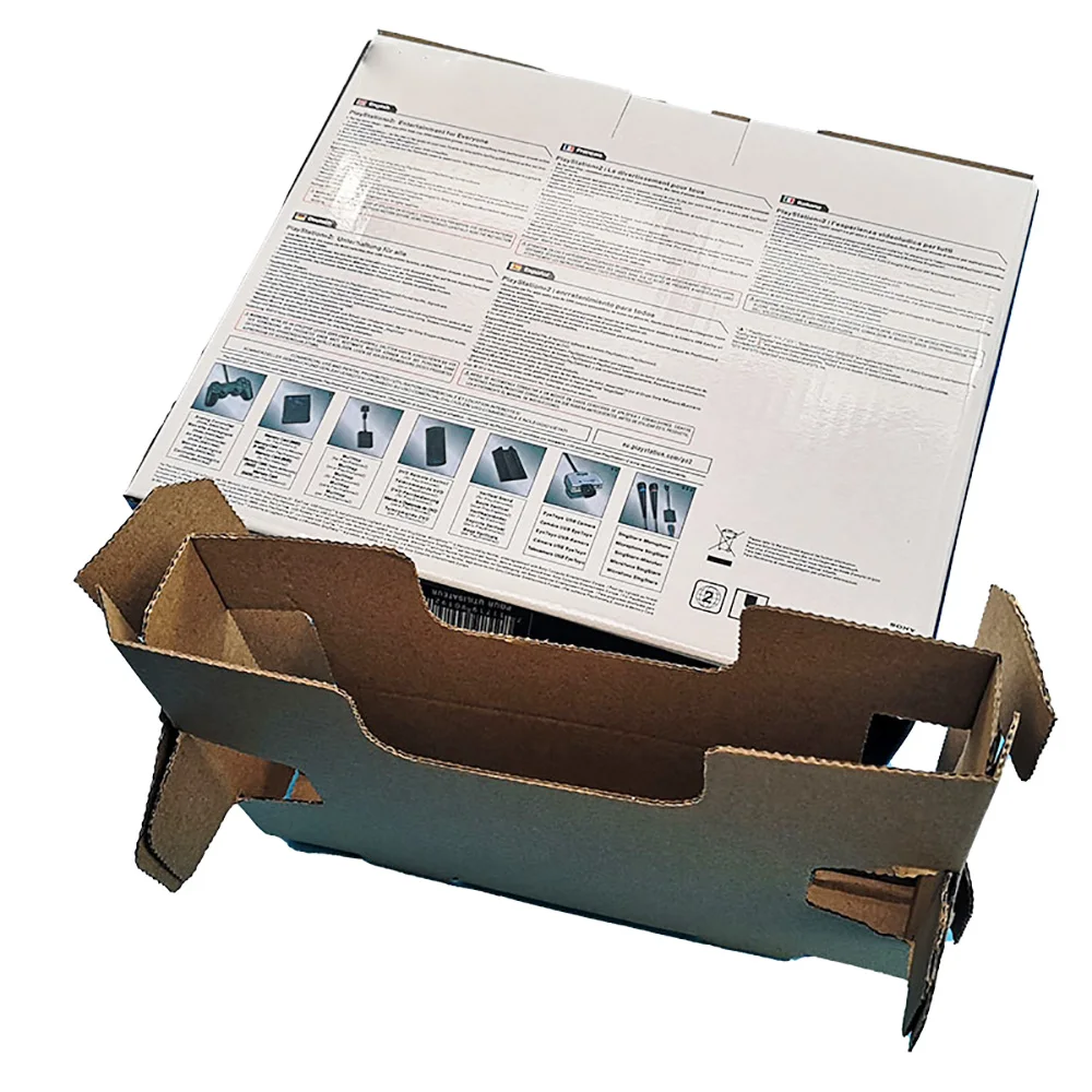 YUXI 1 Uds nuevas cajas de embalaje para PS2 7W 77004 consola de juegos caja protectora cartón de embalaje para PS2 9W 90004 - imagen 4