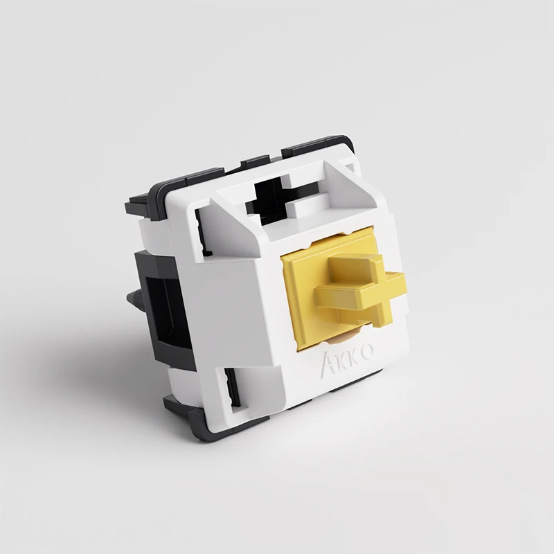 Akko Penguin Switch 5 pines 50 ± 5gf Interruptor silencioso táctil compatible con teclado mecánico MX (45 piezas) - imagen 3