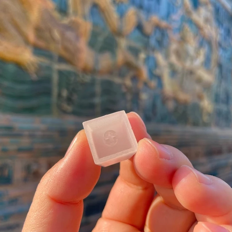 Teclas translúcidas de imitación de jade blanco, teclas OEM originales hechas a mano de resina personalizadas para teclado mecánico, eje de cereza - imagen 3