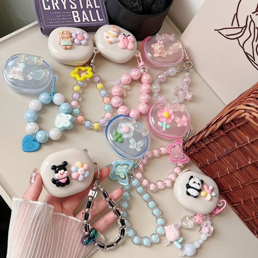 Redmi Buds 4 Lite 3D dibujos animados suave el plástico es transparente fundas para Redmi Buds4 Lite edición juvenil auriculares cubierta protectora