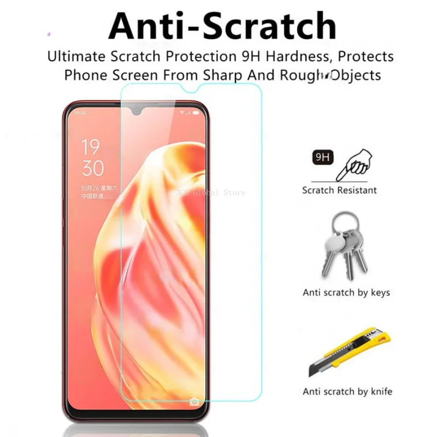 Vidrio templado para Huawei P20 P30 Lite Y7 Pro P40 Mate 20 X Nova 7i 7 SE 8i Y7 Y7P Y5P Y6P Y6s Honor 8X Y9 HD película protectora - imagen 4