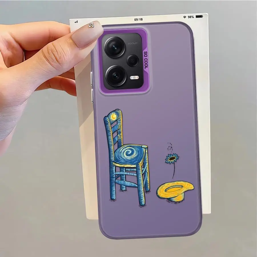 Funda trasera para teléfono Xiaomi Mi 12T Pro 13T 11 Lite Van Gogh Creatividad - imagen 3