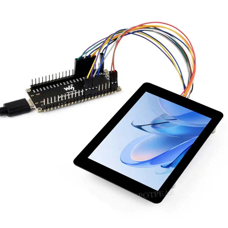 Raspberry Pi 3,5 pulgadas LCD F pantalla táctil de capacitancia 320x480 60fps ST7796 GT911 también para Arduino/Pico2/ESP32/RP2040/RP235 - imagen 4