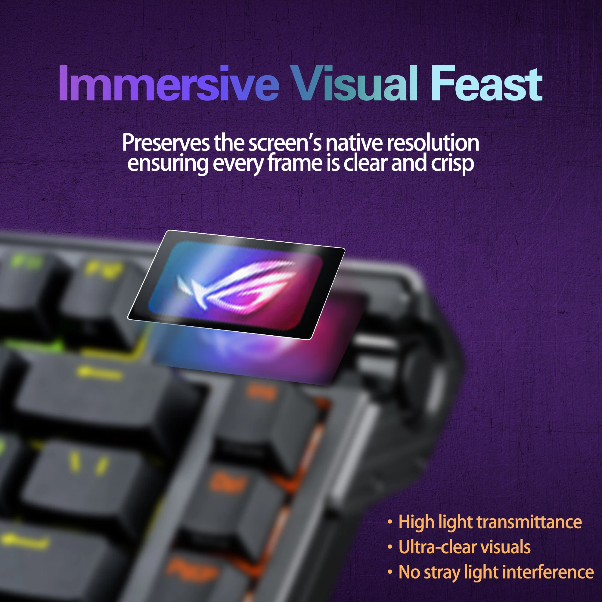 Película protectora para teclado ROG EXTREME II, Protector de pantalla, 2 piezas - imagen 5