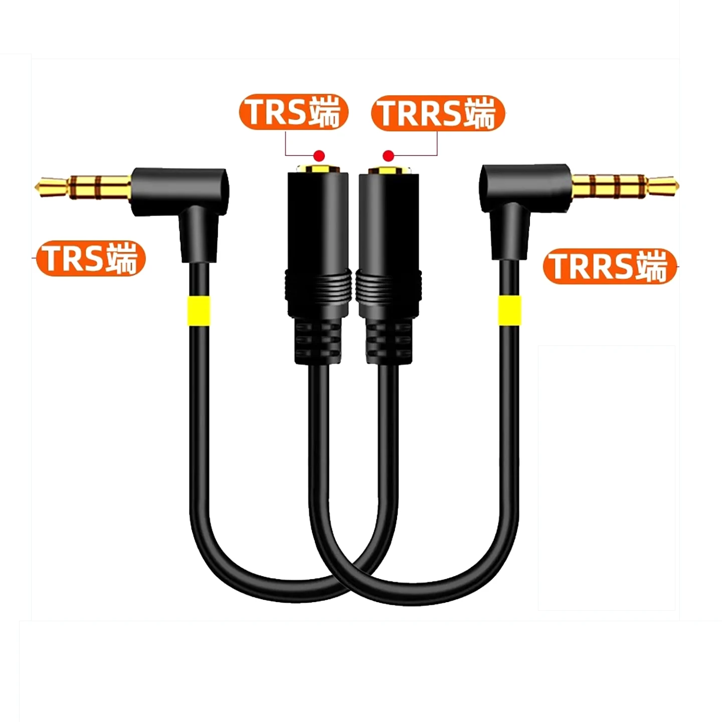 Cable Extensión Jack 3,5 mm Estéreo 90° Macho-Hembra - imagen 4