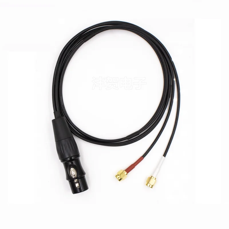 XLR Male Female to Double 2 SMA Male Precision Audio Test Cable XLR 1/2 for APx515 APx525 APx555 Keysight U8903B ABTEC A10 - imagen 3