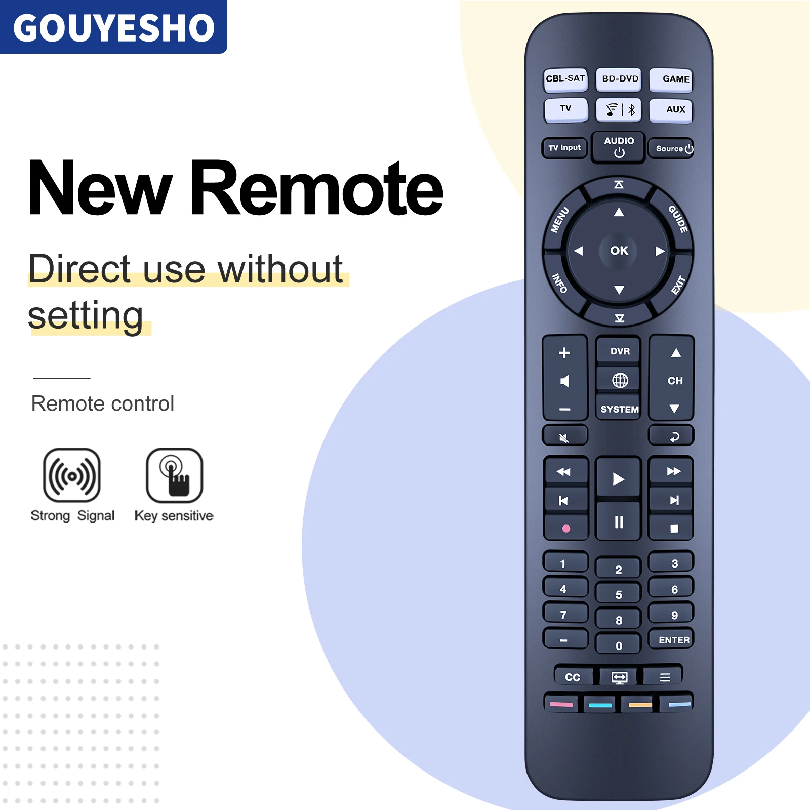 Nuevo Control remoto para sistema de cine en casa Bose CineMate 120 130 220 520 URC-15s