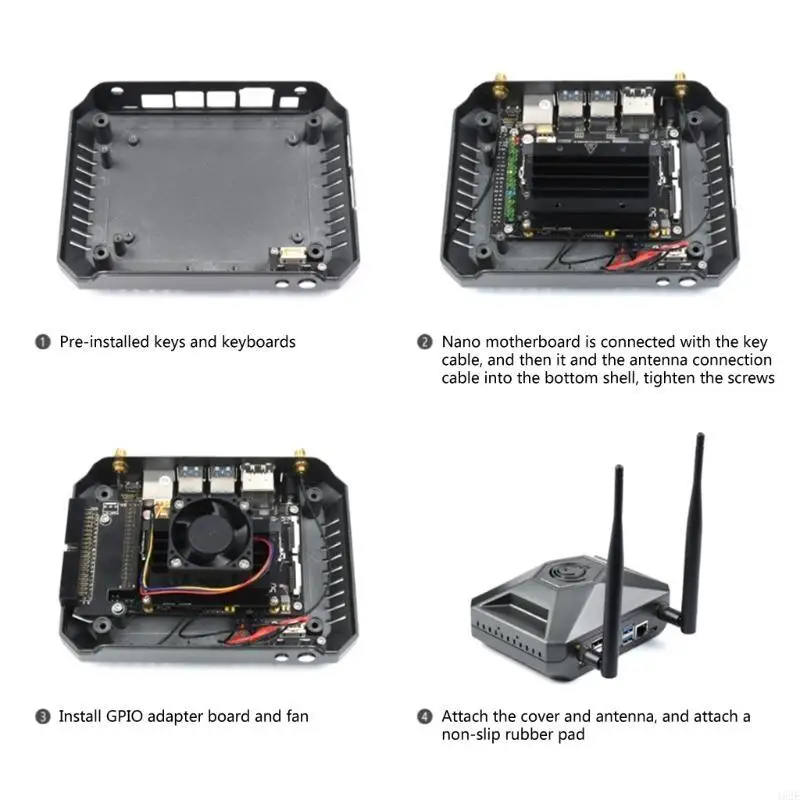 Caja 462E para placa desarrollo especial, cubierta carcasa aleación aluminio - imagen 3