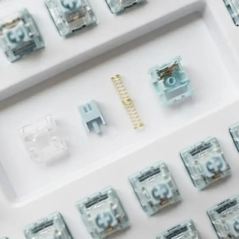 Interruptor silencioso TTC, blanco azulado, congelado, silencioso, marrón, rojo, V3, teclado mecánico silencioso, interruptores MX RGB SMD, Kit de intercambio en caliente, interruptor silencioso - imagen 3
