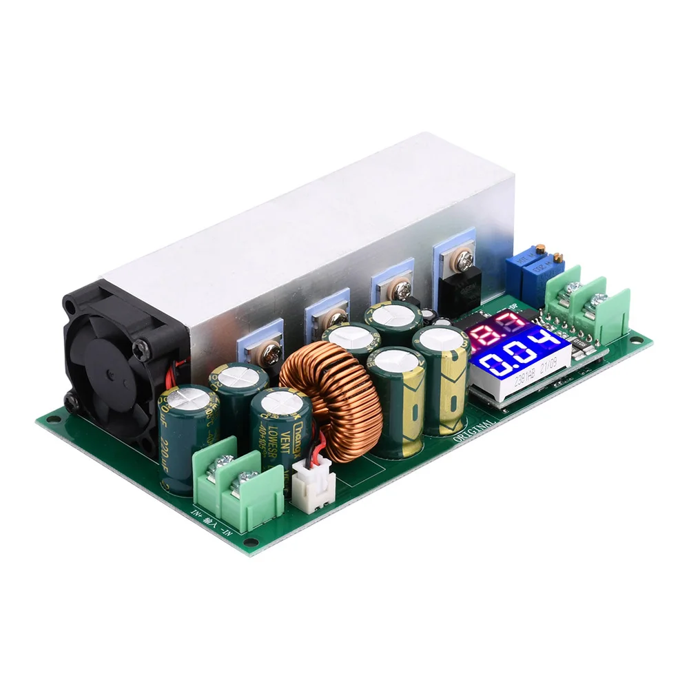 Módulo convertidor Buck de 600W DC12-80V 20A voltaje constante de corriente constante Buck ajustable con pantalla de corriente de voltaje - imagen 4