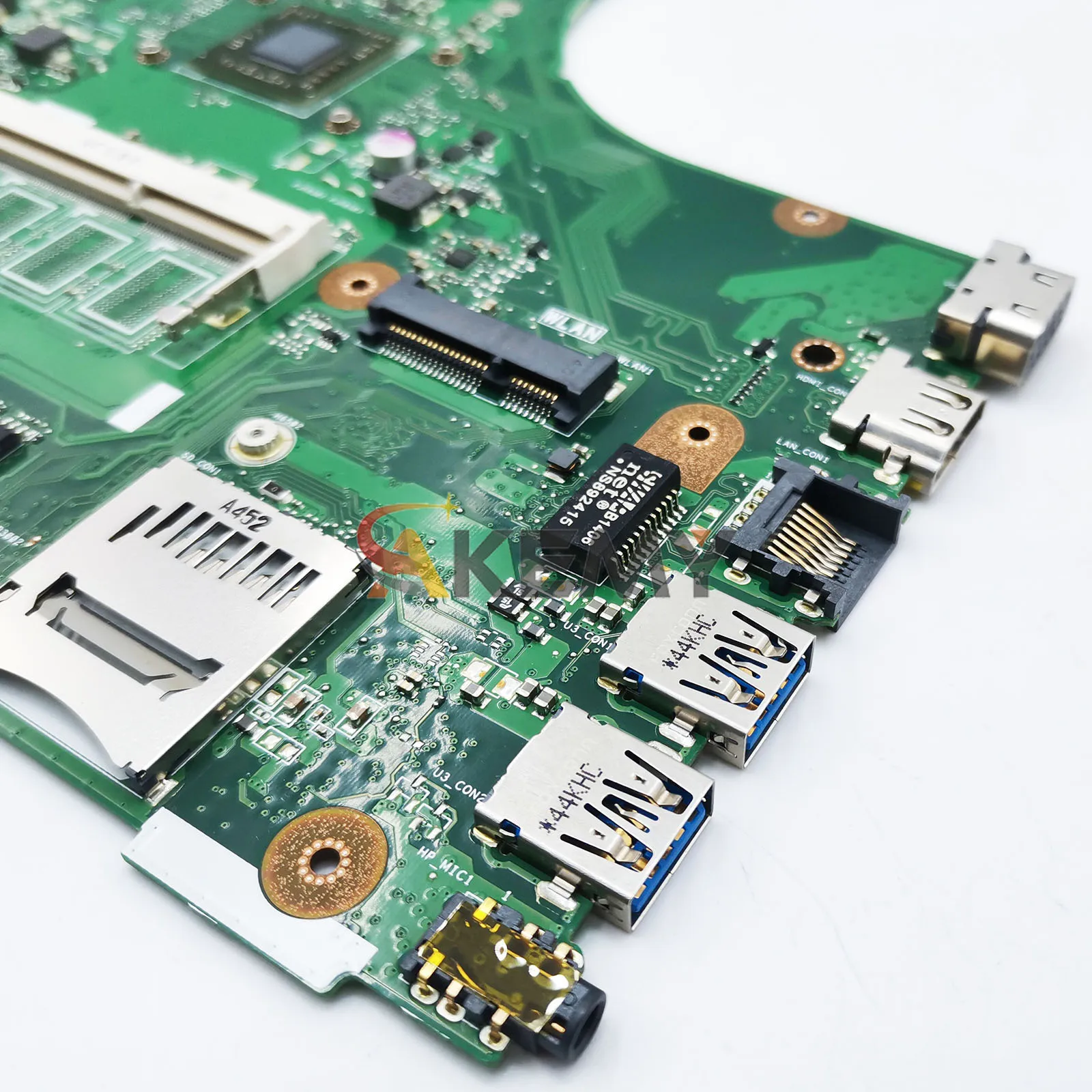 Placa base para ordenador portátil X450EP para ASUS VivoBook X450E A452E X452E X450EP placa base para portátil con CPU 100% pruebas OK envío rápido stk - imagen 4