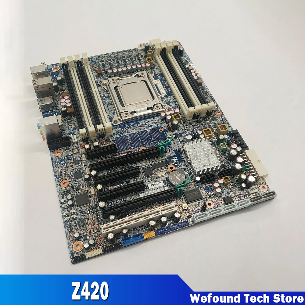 Placa base de estación de trabajo para placa de sistema HP Z420 LGA2011 completamente probada 619557-001 618263-001 - imagen 2
