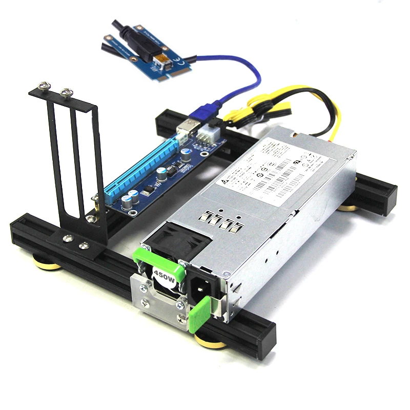 Caja Gráfica Externa eGPU para Portátil con Tarjeta Riser PCIe