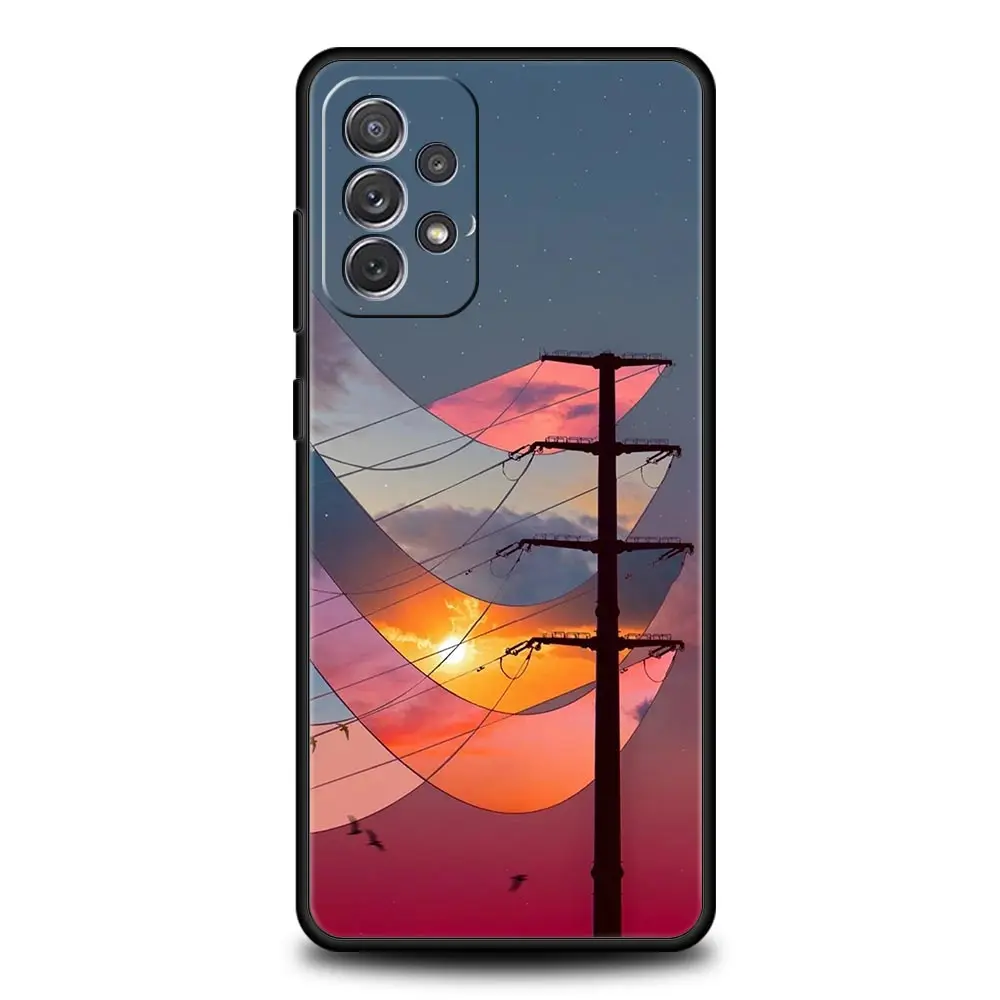 Funda de arte bonito para Samsung, carcasa rosa para Samsung A51, A71, A21S, A12, A15, A25, A31, A41, A32, A23, A33, A53, A73, A03S, A05S, A13, 5G, A72 - imagen 3